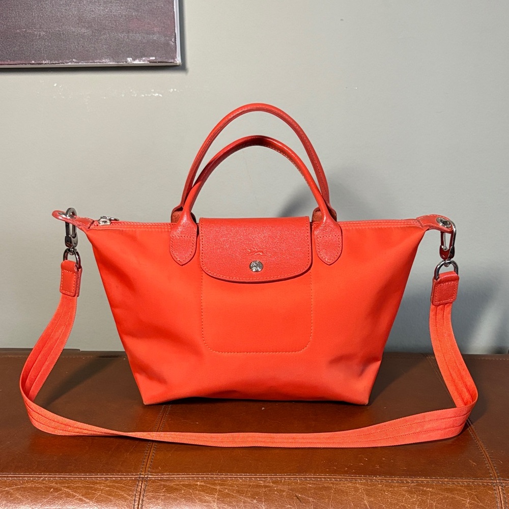 Longchamp Crossbody Bag in Vibrant orange
